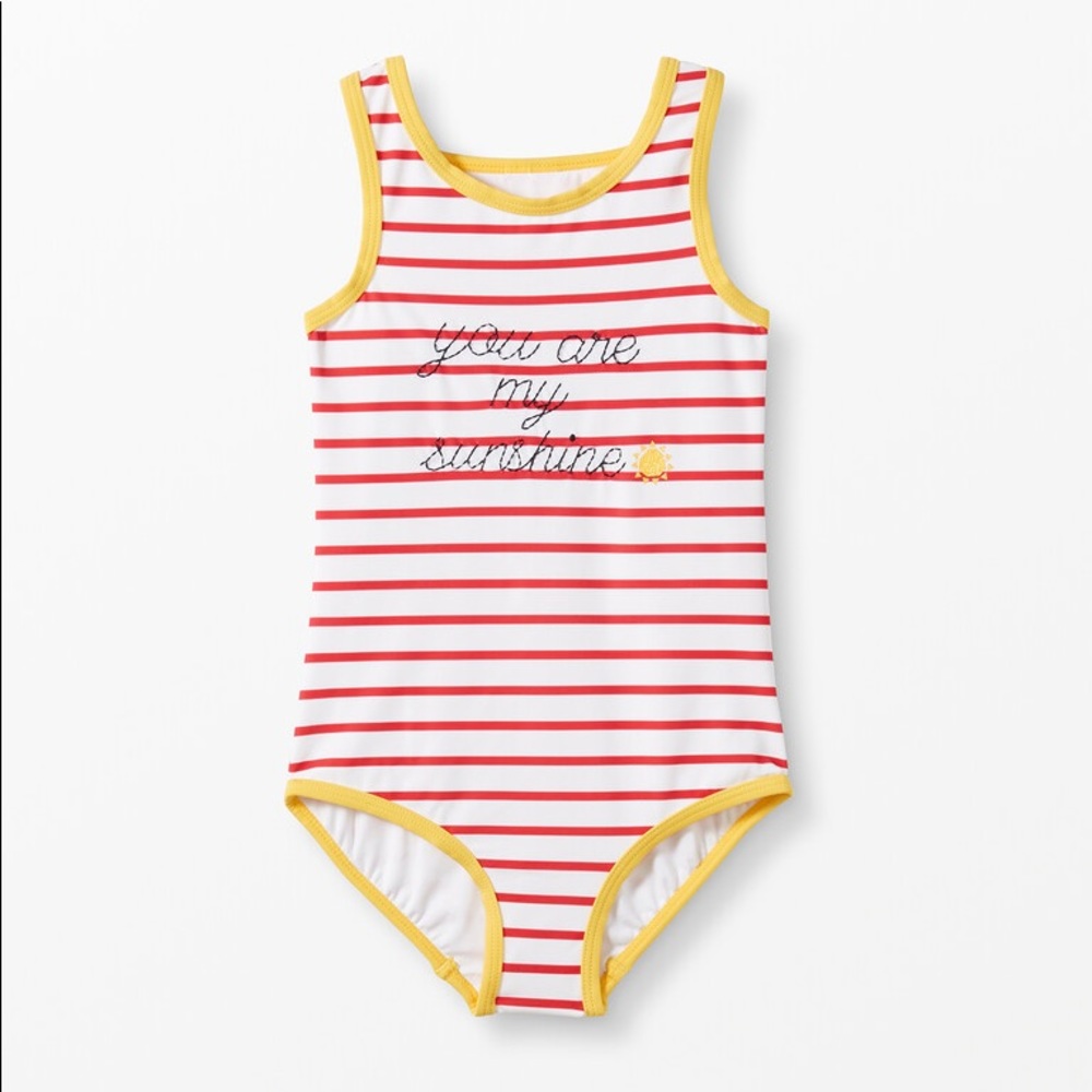 Hanna Anderson Girls Swim Sunshine One piece
